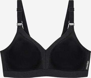 Triumph Triaction Minimiser Bra 'Wellness' in Black: front