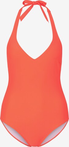 Bogner Fire + Ice Bustier Badeanzug 'Zahara' in Orange: predná strana