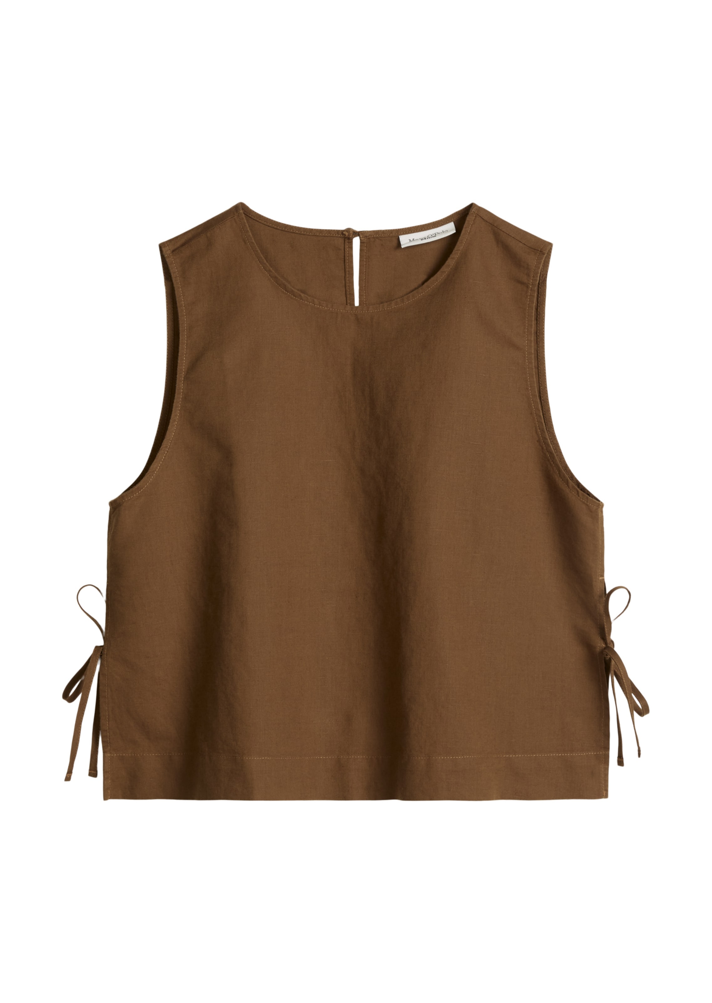 Marc O'Polo DENIM Bluse in Braun: Vorderseite