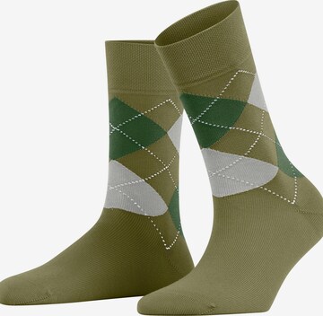 FALKE Socken 'Sensitive Argyle' in Grün: Vorderseite