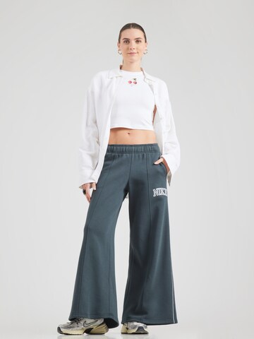 Nike Sportswear Wide Leg Bukser 'PHNX FLC' i grøn