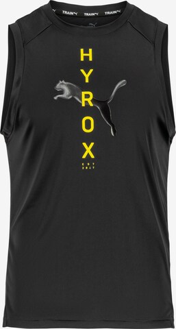 PUMA Performance Shirt 'Hyrox' in Black: front
