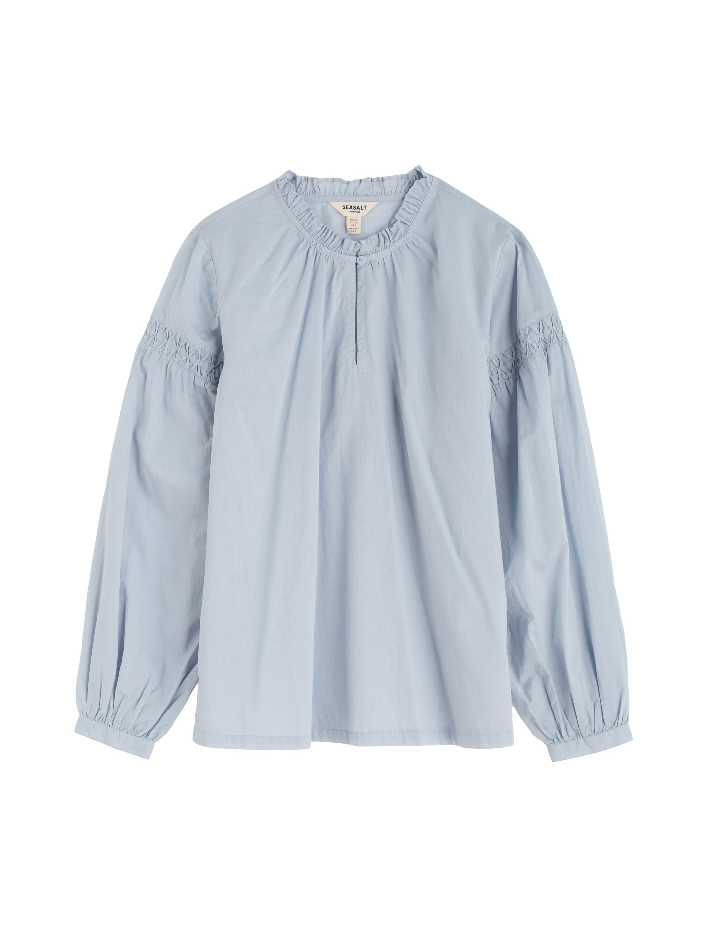 Seasalt Cornwall Blouse 'Gwel' in Blauw: voorkant
