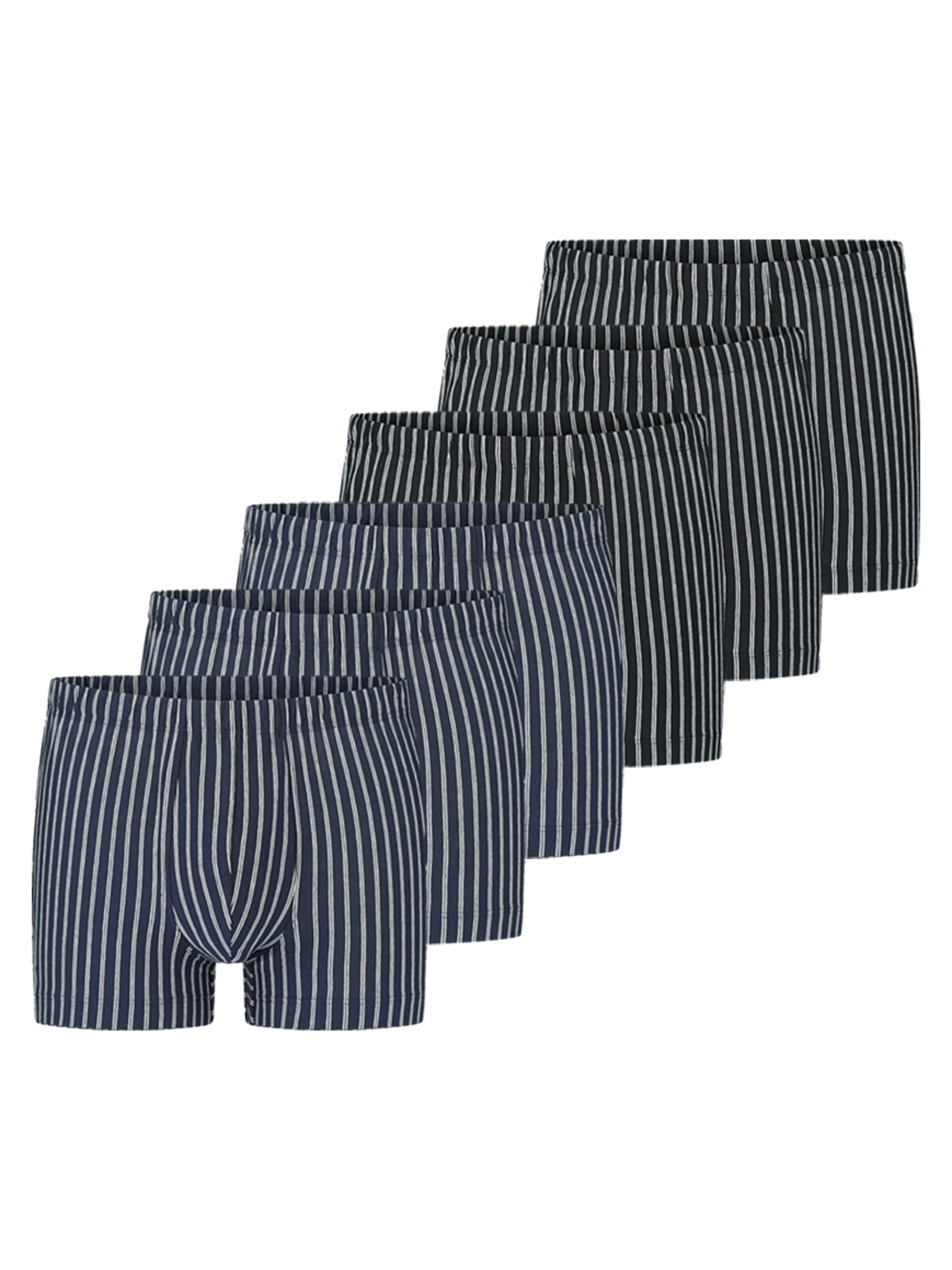 SCHIESSER Boxershorts '95/5 Essentials Organic Cotton' in Zwart: voorkant