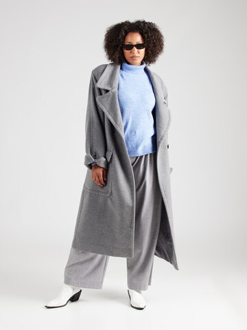 PIECES Curve Sweater in Blue