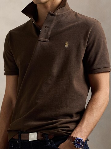 Polo Ralph Lauren Klasický střih Tričko – hnědá