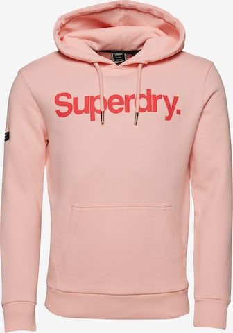 Superdry Sweatshirt in Roze: voorkant