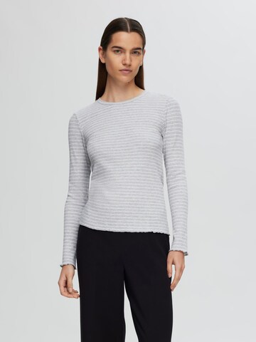Maglietta 'Anna' di SELECTED FEMME in grigio: frontale