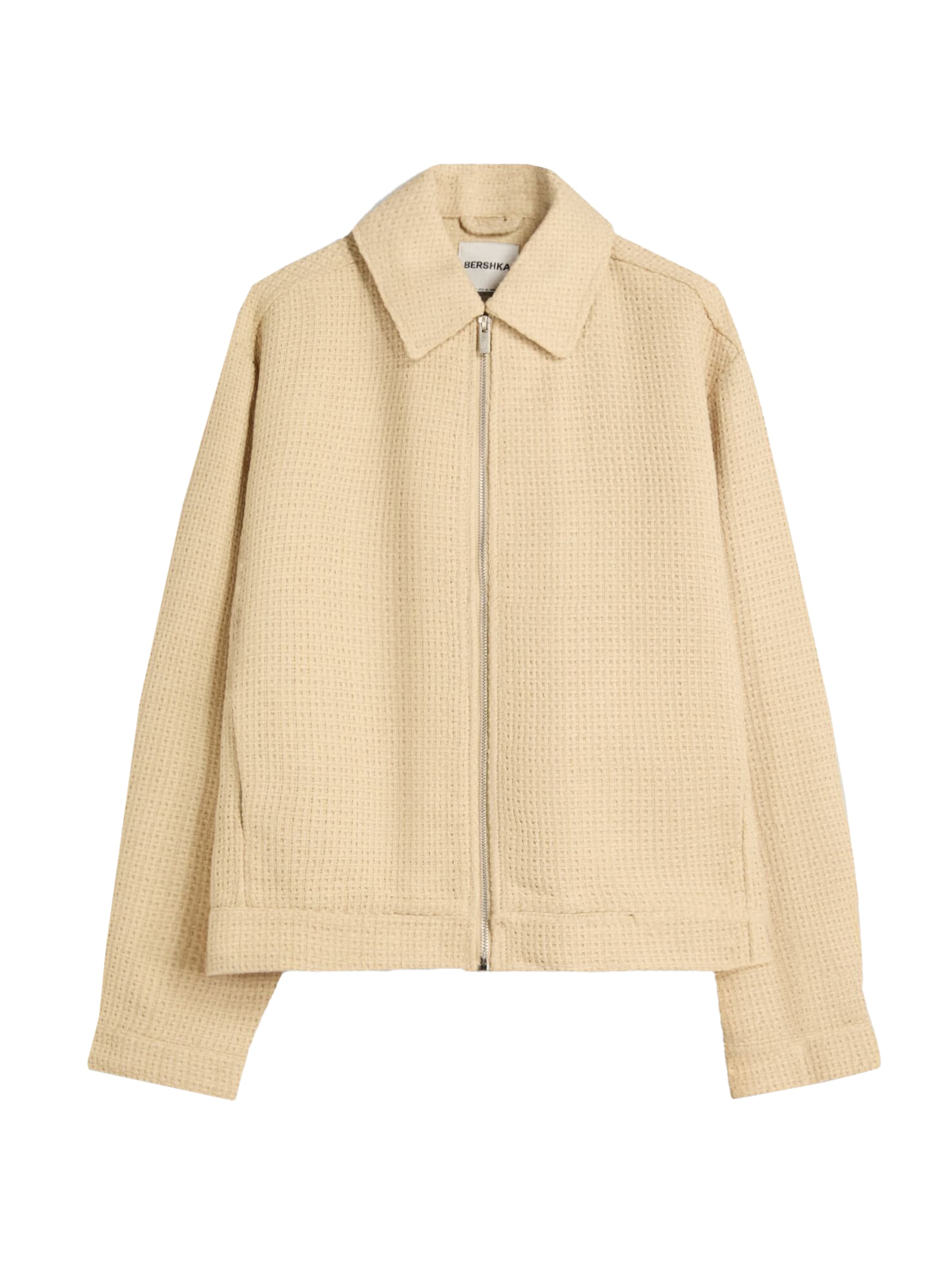 Bershka Kurtka przejściowa w kolorze brązowy: przód