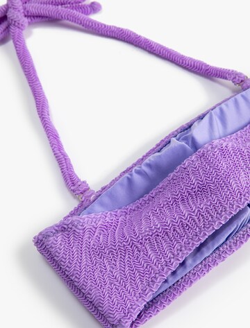 Koton Bandeau Bikinitop in Lila