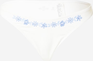 Pantaloncini per bikini di HOLLISTER in bianco: frontale