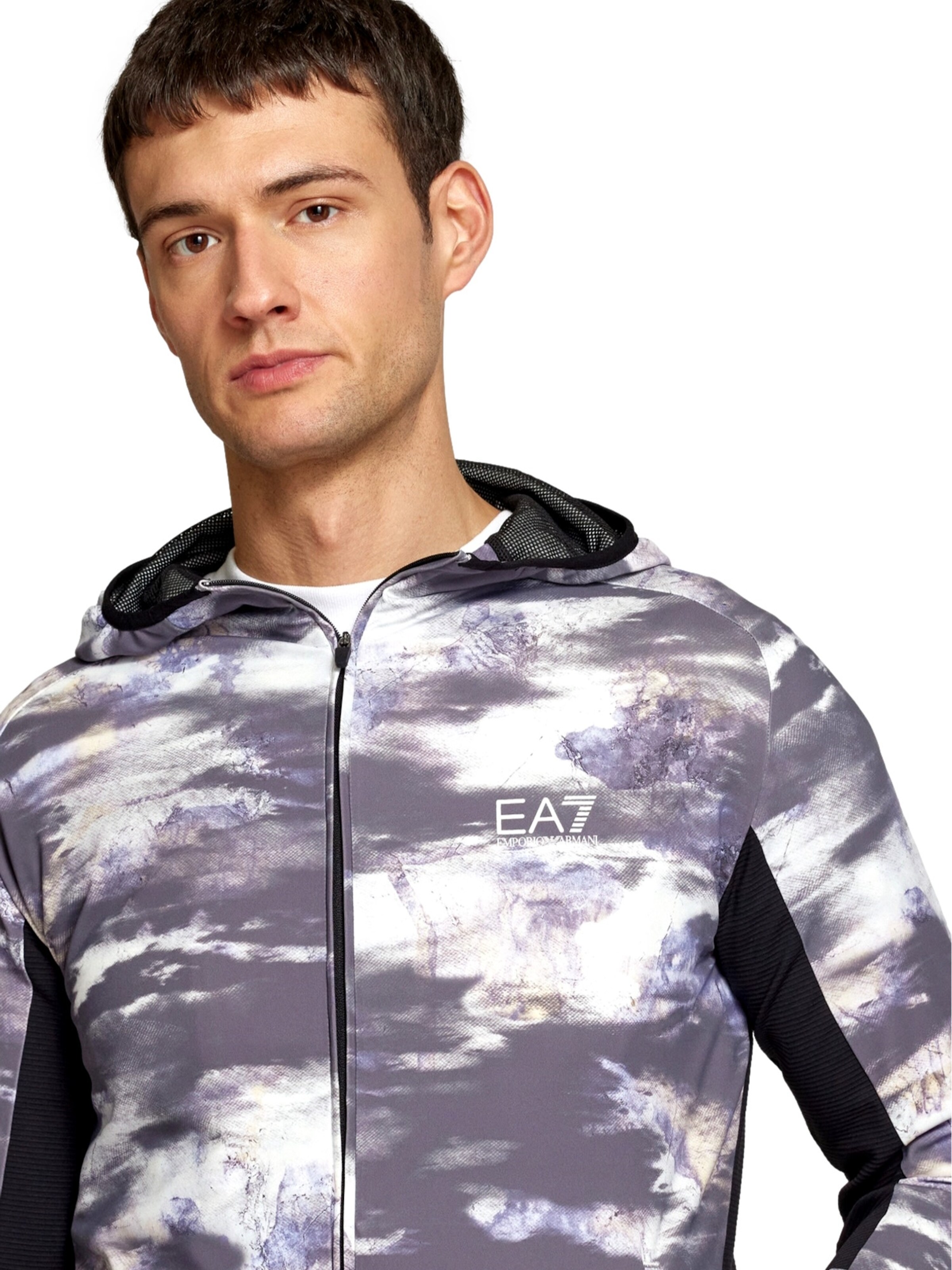 EA7 Emporio Armani Sweatvest 'Dynamic Athlete' in Grijs