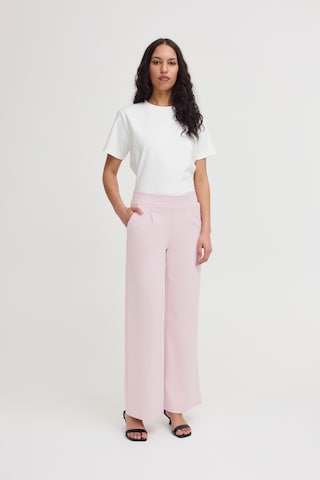 Wide Leg Pantalon 'IHKate' ICHI en rouge