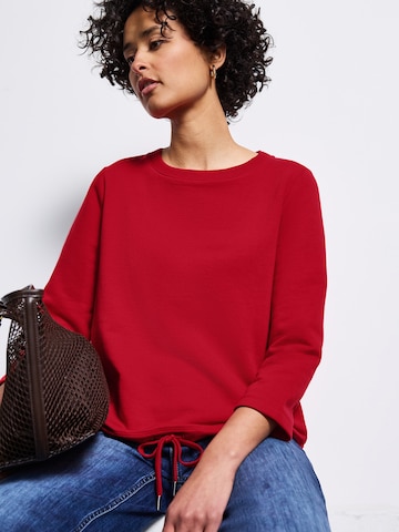 Felpa di STREET ONE in rosso: frontale