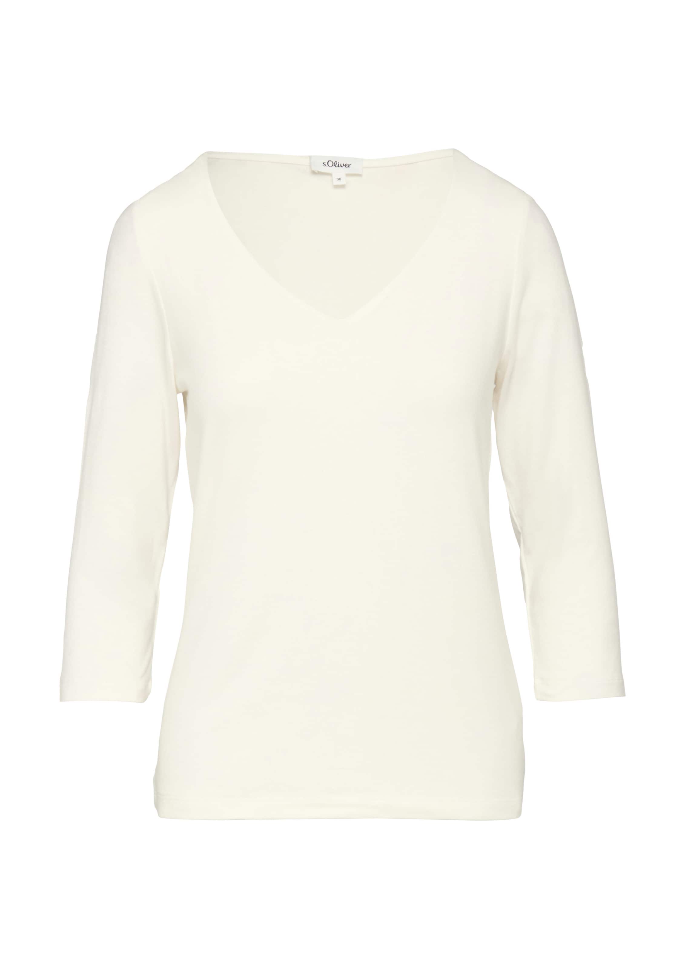 T-shirt s.Oliver en beige : devant