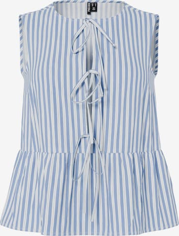 Chemisier 'PCJOLLY' PIECES en bleu : devant