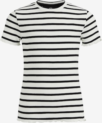 Maglietta di WE Fashion in nero: frontale