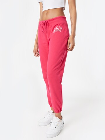 GAP Tapered Broek in Roze: voorkant