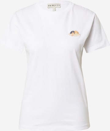 T-shirt Fiorucci en blanc : devant