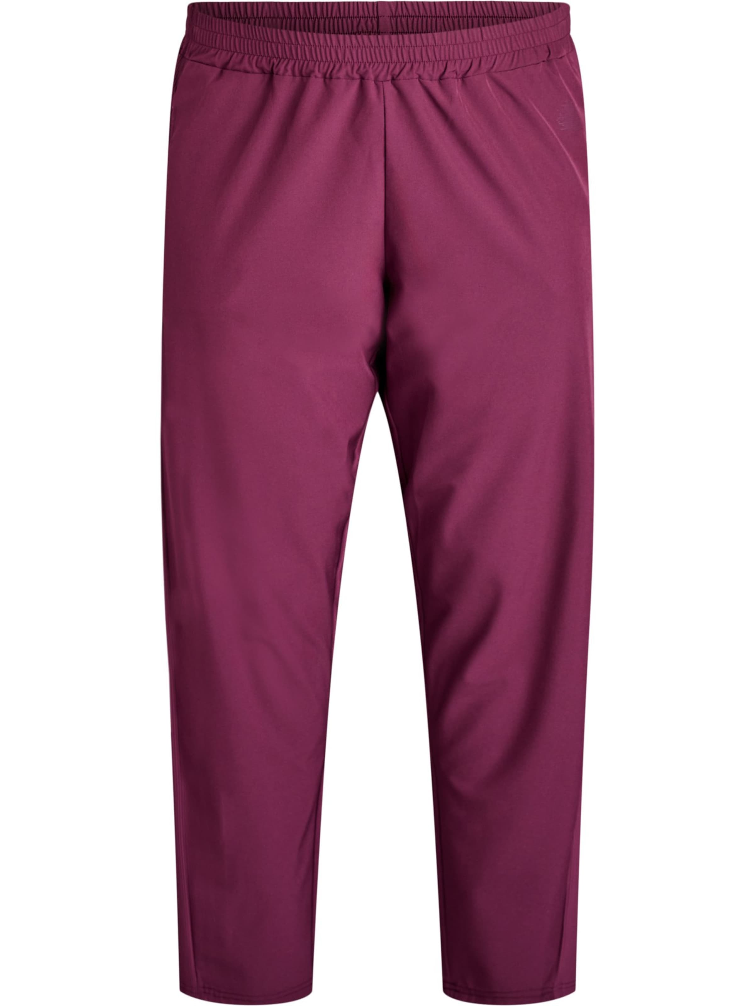 Active by Zizzi Tapered Broek &#x27;ACLARA&#x27; in Lila: voorkant