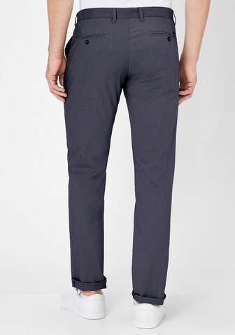 REDPOINT Slimfit Chinohose in Blau