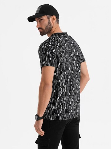 Ombre Shirt in Black