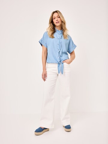 PADDOCKS Bluse in Blau
