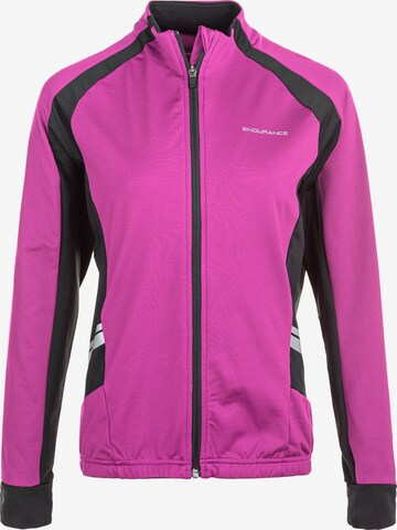 ENDURANCE Athletic Jacket 'Veranne' in Purple: front