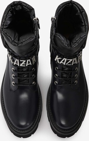 Kazar Lace-Up Ankle Boots in Black