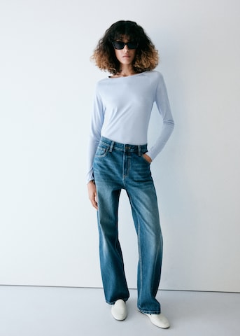 Tricou 'ANA' de la MANGO pe albastru
