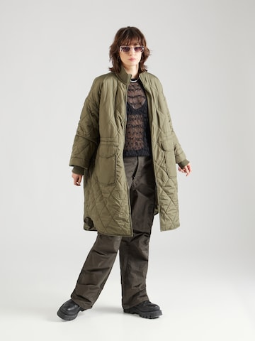 Manteau mi-saison 'JUDY' Noisy may en vert : devant