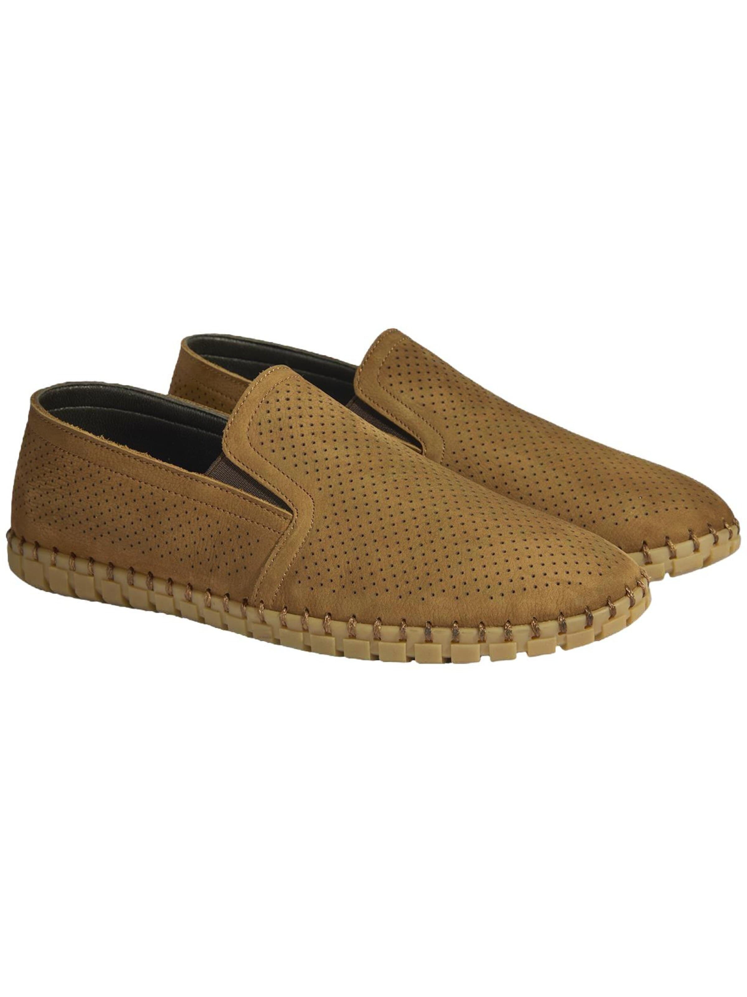Desa - Zapatillas 'Slip-Ons' en marrón