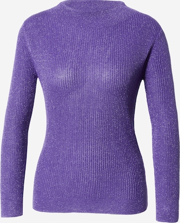 System Action Sweater 'Stars' in Purple: front