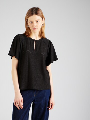 GARCIA - Blusa em preto: frente