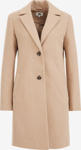 Manteau mi-saison WE Fashion en beige : devant