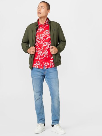 Superdry Regular Fit Hemd in Rot