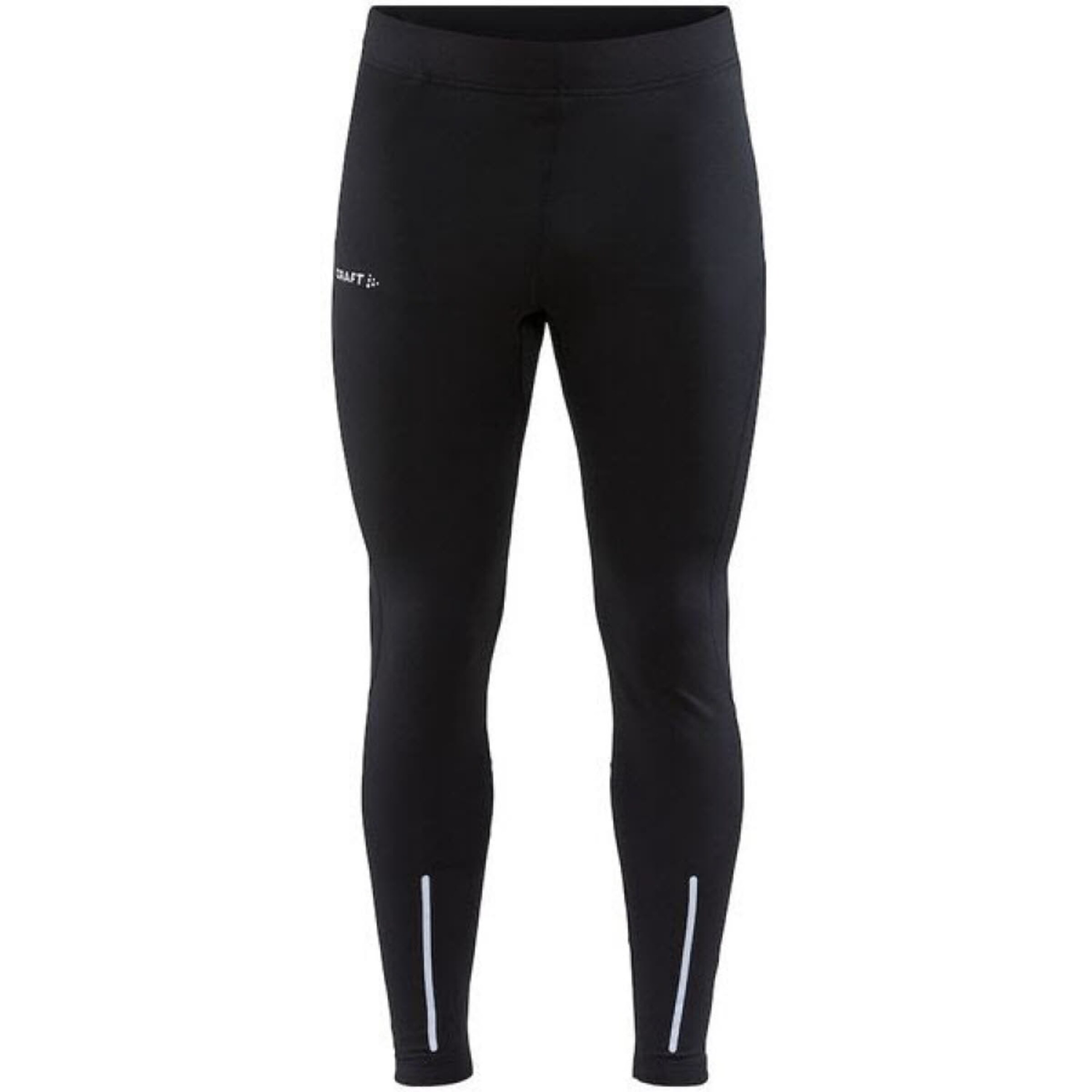 Craft Slim fit Workout Pants in Black: front