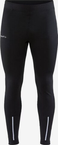 Craft Slim fit Workout Pants in Black: front