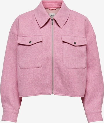 Veste mi-saison 'Nea' ONLY en rose : devant