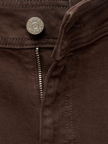 Wide Leg Jean 'CATHERIN' MANGO en marron