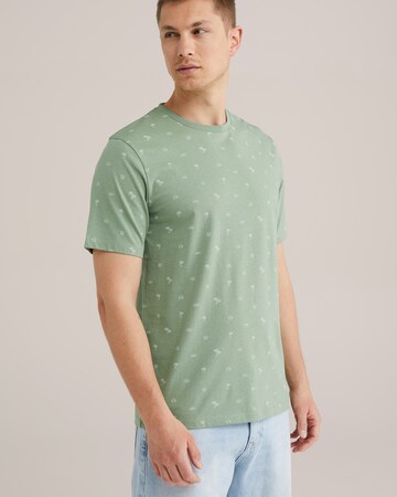 T-Shirt WE Fashion en vert : devant