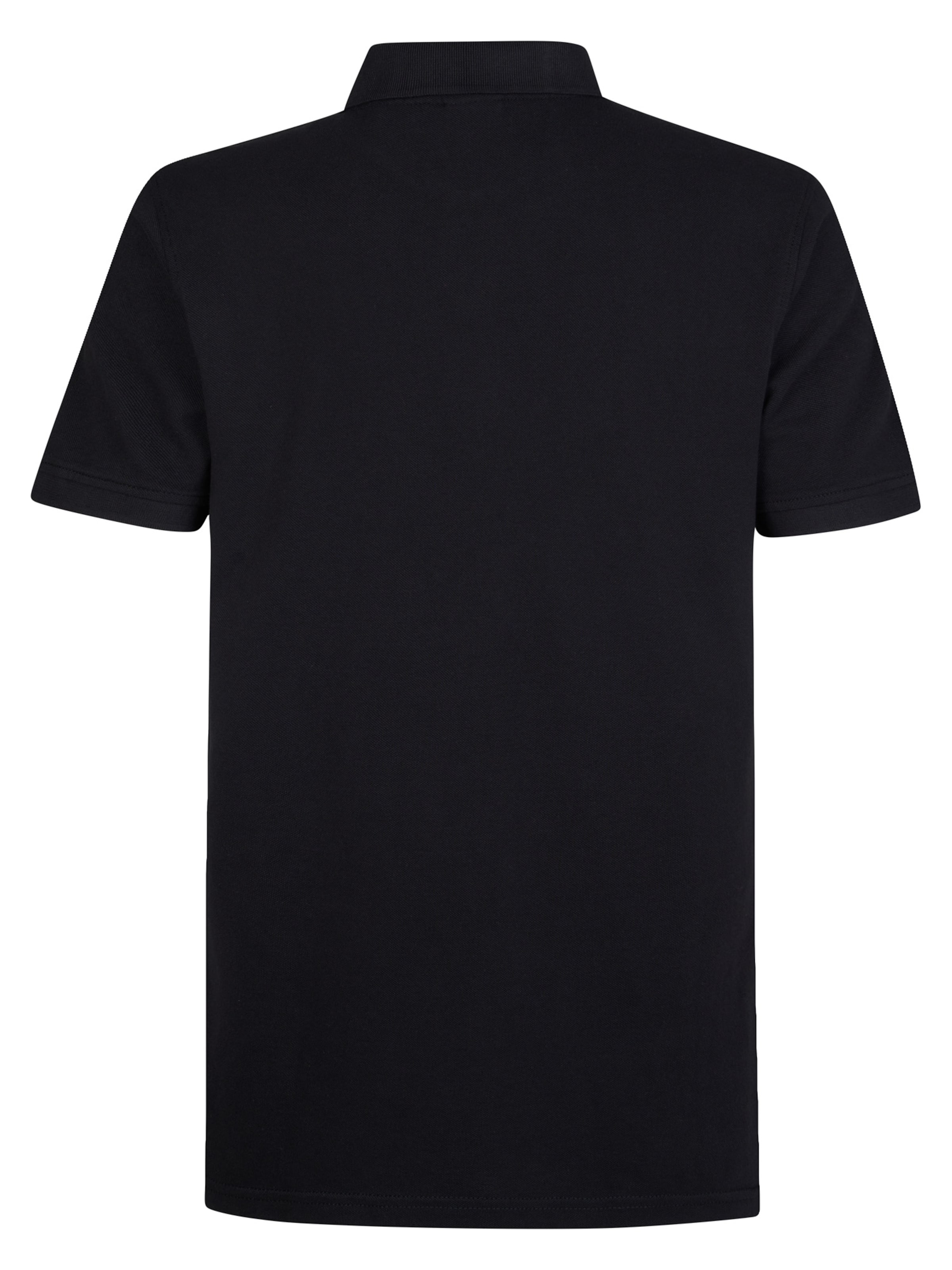 Petrol Industries Μπλουζάκι 'Dolphin' σε μαύρο