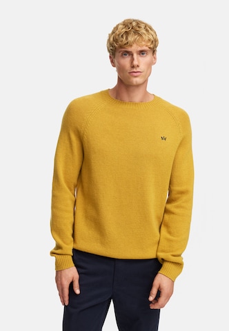 Kronstadt Sweater 'Larson' in Yellow: front