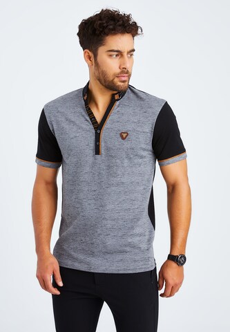 Leif Nelson Shirt in Grey: front