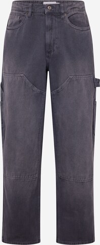 TOPMAN Loosefit Jeans in Grijs: voorkant