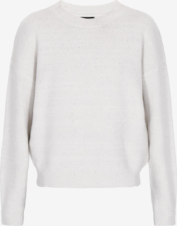 DreiMaster Klassik Trui in Wit: voorkant