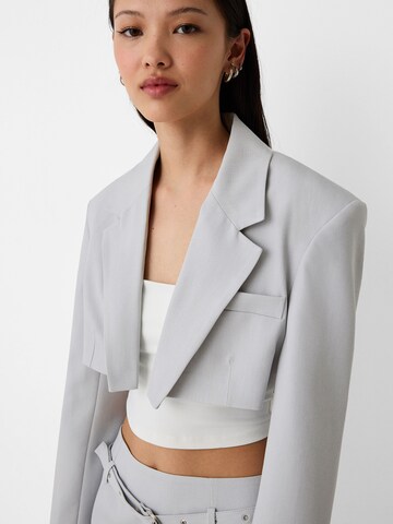 Bershka Blazer | siva barva