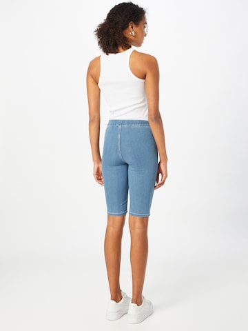VILA Skinny Shorts 'ANA' in Blau