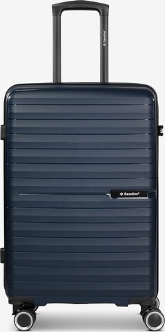 Trolley 'Fiesta' di Saxoline in blu: frontale