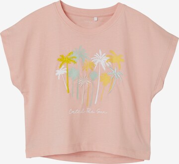 NAME IT T-shirt 'HARIKKE' i rosa: framsida